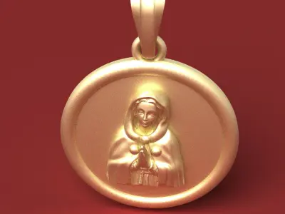 Madonna Pendant 3D print model