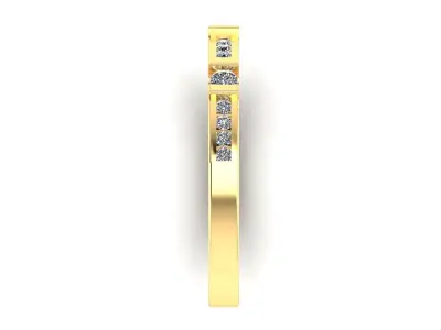 Band Ring 3D print model 65