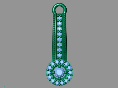 Women Pendants 3DM STL Pendant Renders Details 3D print model 3D print model