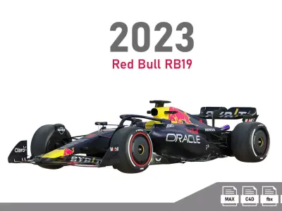 F1 Red Bull RB19 2023 3D model