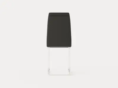 Cibus Dining Chair Artificial Leather Low-poly 3D model
