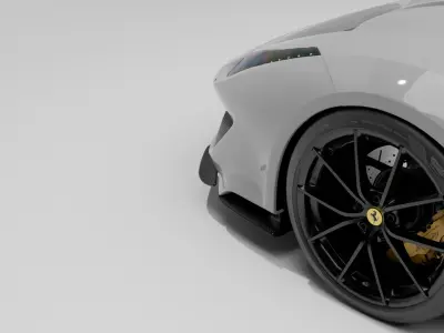 Ferrari 488 Pista 3D model