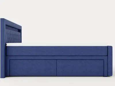 Franco Bed Pack With Storage Led Lighting 180 Low-poly 3D model