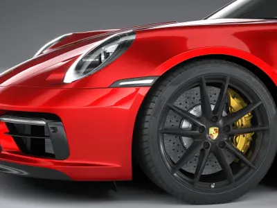 Porsche 911 Carrera S Aerokit 2020 3D model