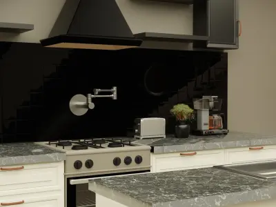Modern House 3D model 14