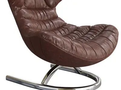 Vincent Leisure Chair With Foot Rest 3d model Low-poly 3D model