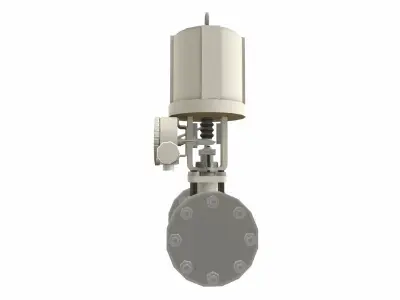 Control Valve Model Low-poly 3D model