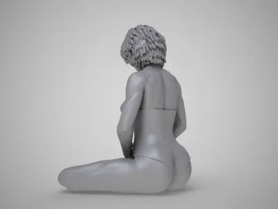 Yoga Woman 3D print model
