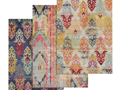 Rug Set 1756 3D model