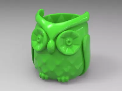 Owl pen holder 3D print model