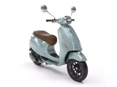 Vespa Low-poly 3D model