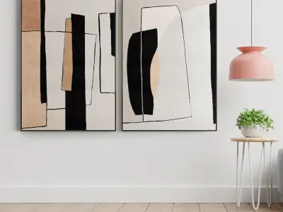 Photo Frame 147 Low-poly 3D model