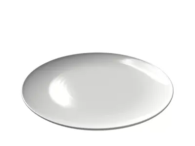 Plate Low-poly 3D model purchase