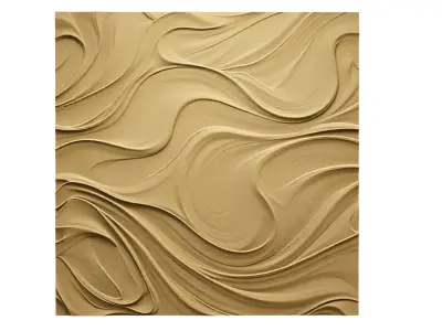 modern panel wall decor set relief stl mural CNC 191 3D model