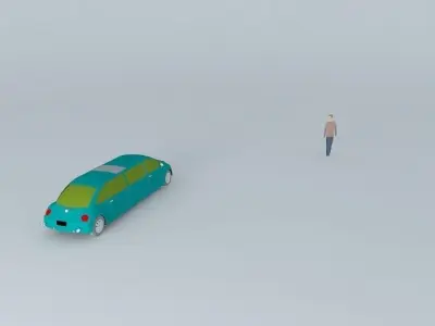 VW BEETLE LIMOUSINE 3D model
