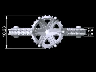 Verragio Ring 3D print model