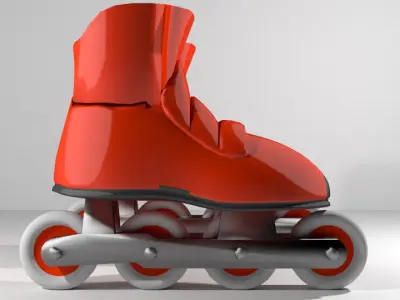 Skate - Inline 3D model