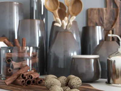 kitchen accessories017 3D model