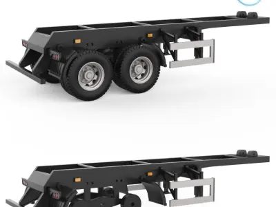 Dumper Trailer V1 3D print model