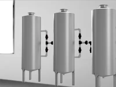 WATER TREATMENT PLANT 3D model