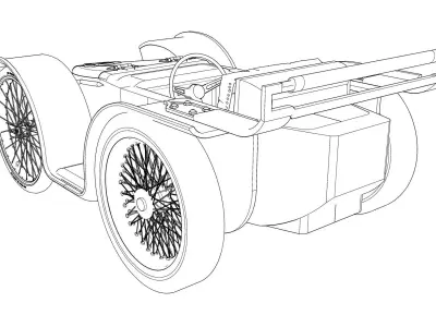 Soap Box Car Custom 3D model