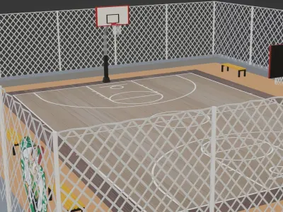 Basketball Stadium - Toronto Raptors Low-poly 3D model
