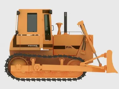 TRACTOR FD14E-FIATALLIS 3D model