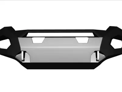 Bumper Fab Fours Bumpers for GMC Sierra 2500-3500 2015-2019 3D model