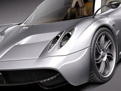 Pagani Huayra 2012 3D model