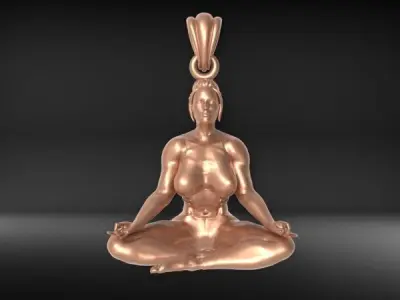 Yoga pendant  3D print model