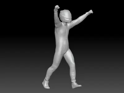 CAR DRIVER FORMULA ONE 1 3D print model