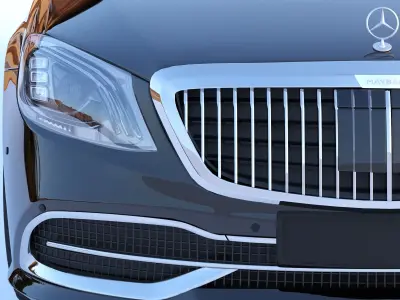 Mercedes Benz S650 Pullman Maybach 2019 3D model