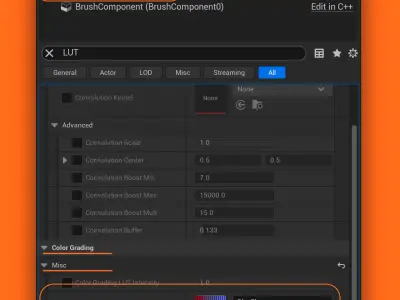 Unreal Engine LUTs Pack  Unity Unreal Mac iOS SceneKit Grading Texture