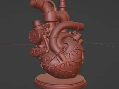 Engine Heart  For Car and Motorcycle Lover 3D print model
