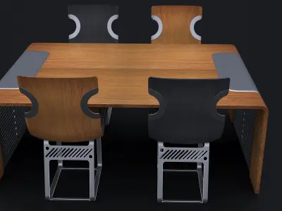 NORDSK DENSKAR DINING ROOM SET 2024 3D model