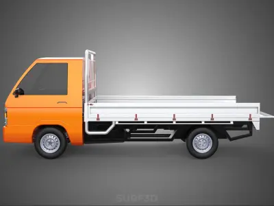 TAILGATE DROP SIDE LOAD BED BODY TAIL GATE DOOR PICKUP TRUCK CAR 3D model