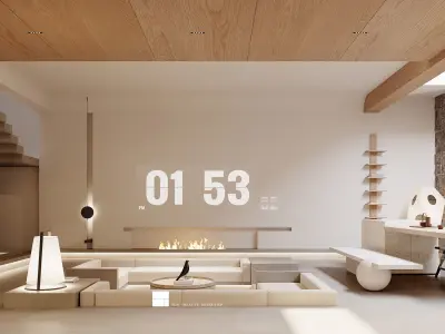 Modern Luxury Villa 3D Model and CAD Plans 3D model