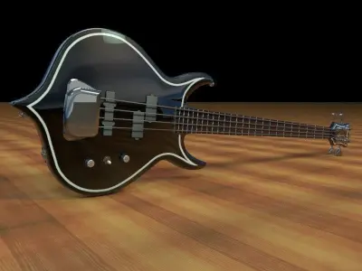 Cort Gene Simmons Bass 3D model