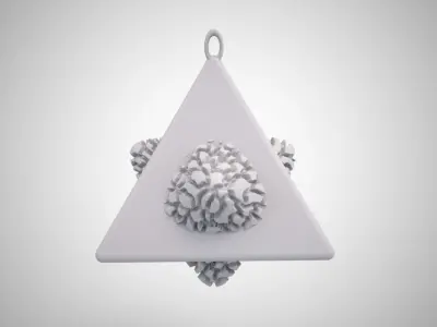 Tetrahedral Necklace  3D print model