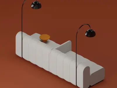 Sofa BOB 3D Model - Bla Station  3D model