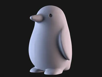 Penguin 3D print model