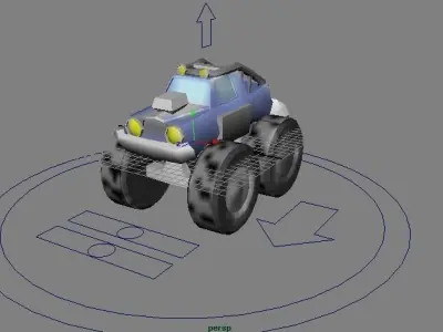 Toon Truck 3D model