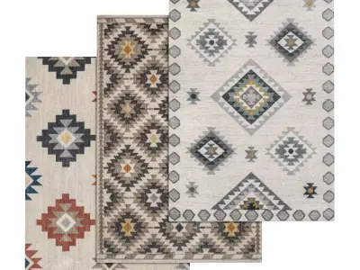 Rug Set 549 3D model