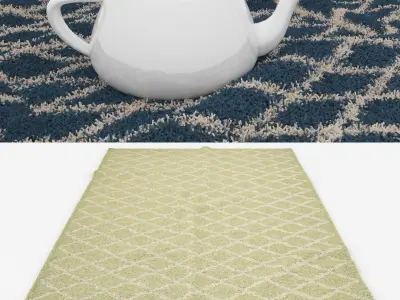 Rugs No 484 Low-poly 3D model
