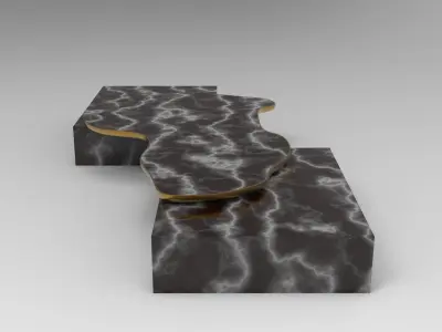 Navarra Center Table Low-poly 3D model