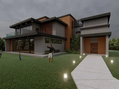 Parasite movie house 3D model