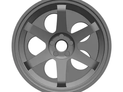 Volk Rays TE37SL 164 RIMS FOR HOTWHEELS 3D print model 3D print model