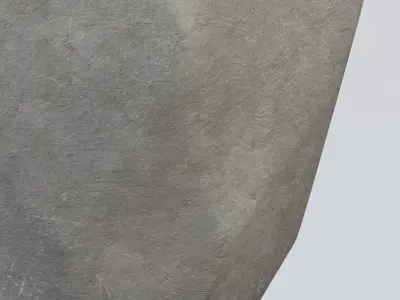 Vase32 concrete planter with hexagonal shape 3D model