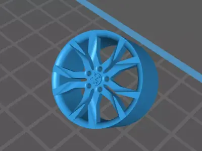 Peugeot RCZ Rims Model  3D print model