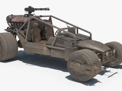 Death Rally Buggy 3D model